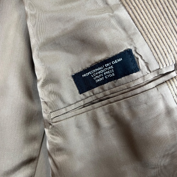 Jos. A. Banks Cord Wool Silk Blend Men’s Blazer Jacket Brown 44L - Picture 6 of 7